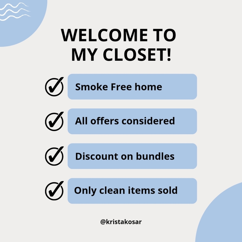 Thanks for Browsing & Shopping My Closet!